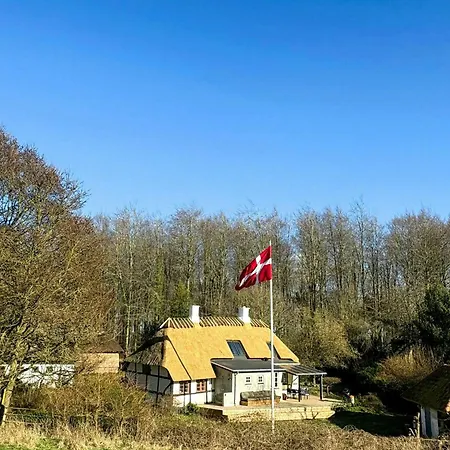 A Thatched Half-timbered House From 1785 Tranekær